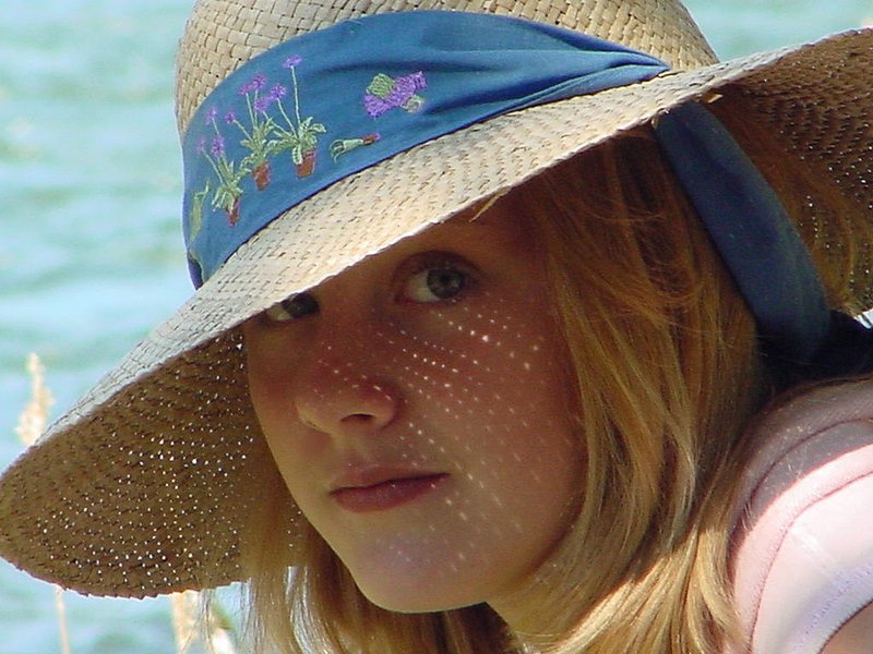 Girl in the Straw Hat