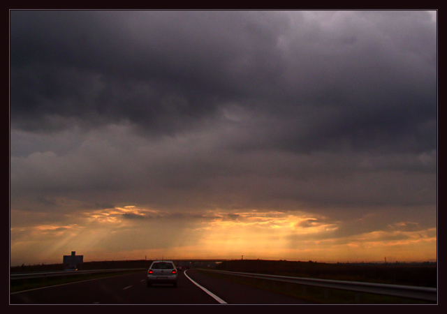 Out from the storm