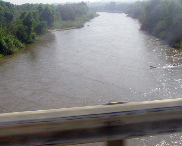 driving over the river