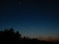 The Moon and Venus