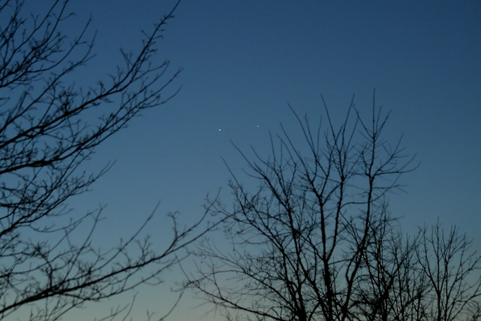 Jupiter and Venus 