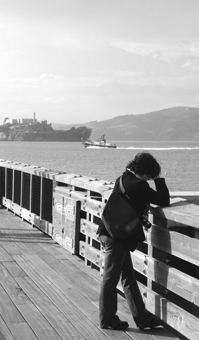 Woman in Alcatraz
