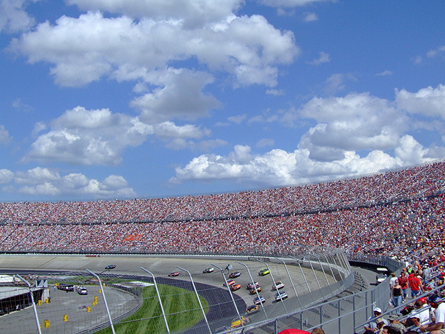 Dover grandstands - wide angle
