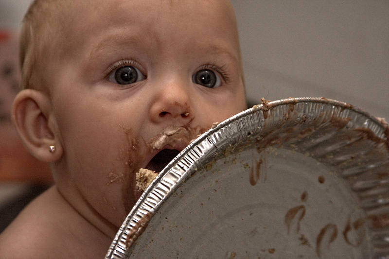 New meaning to licking the pie pan clean!