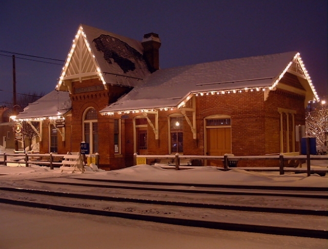 Rural Railroad Station