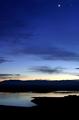 Sunset over lake Pueblo