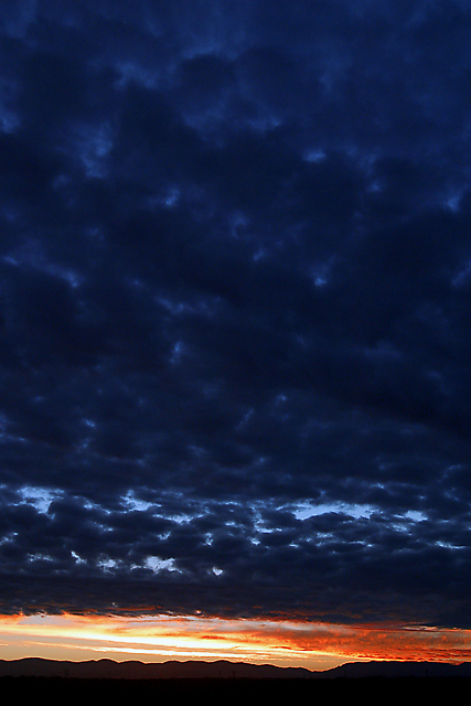 December sunset