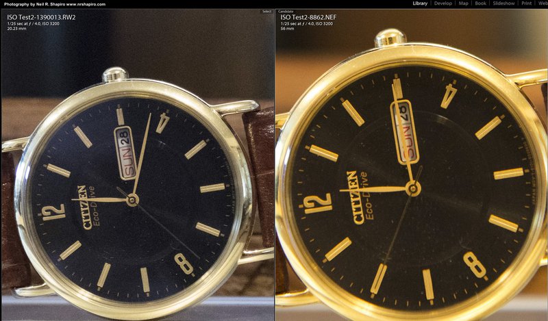 FZ1000 versus Nikon D600 RAW at 3200
