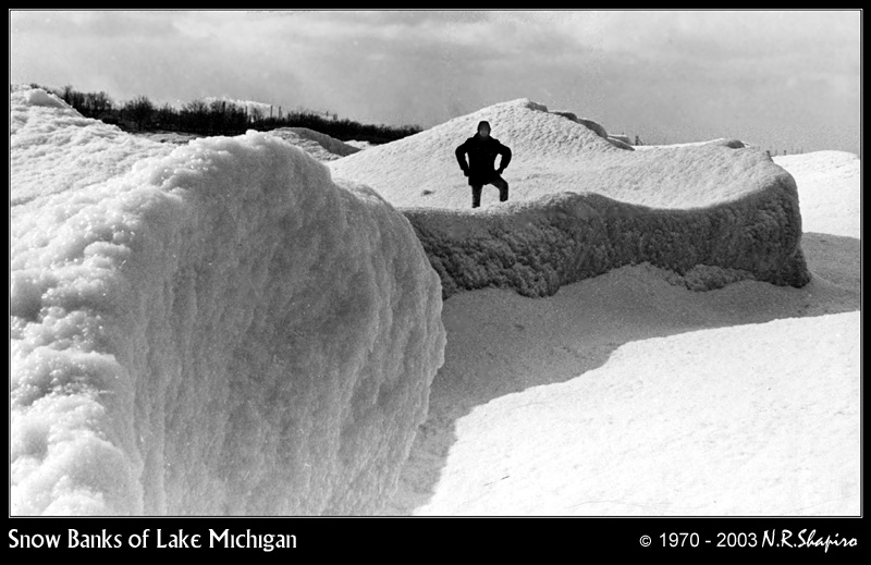 Snow Banks of Lake Michigan