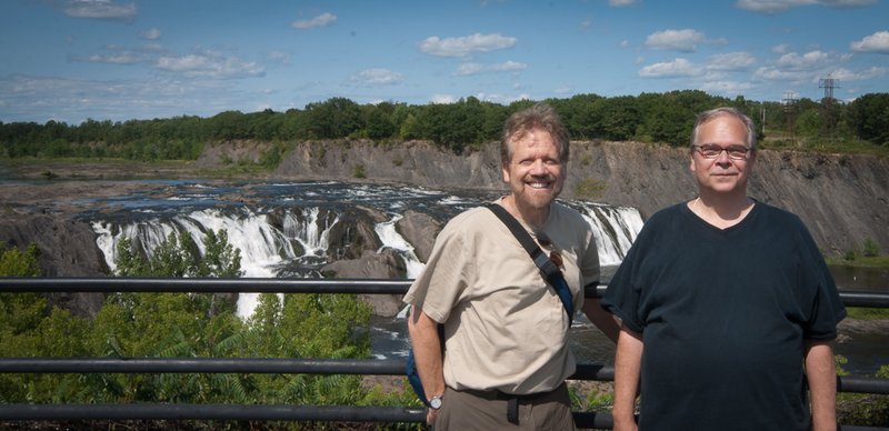 Banmorn and me at Cohoes Falls