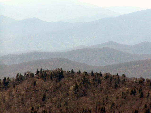 layers of mountains