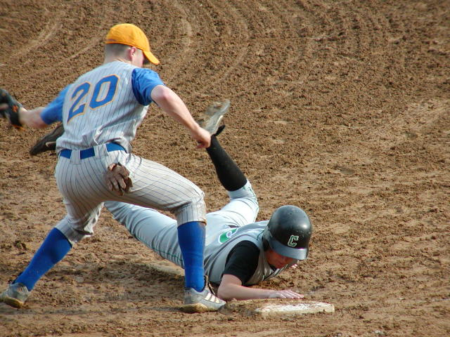 slapping on the tag