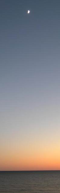moonrise, sunset
