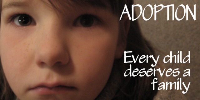 Adoption with text
