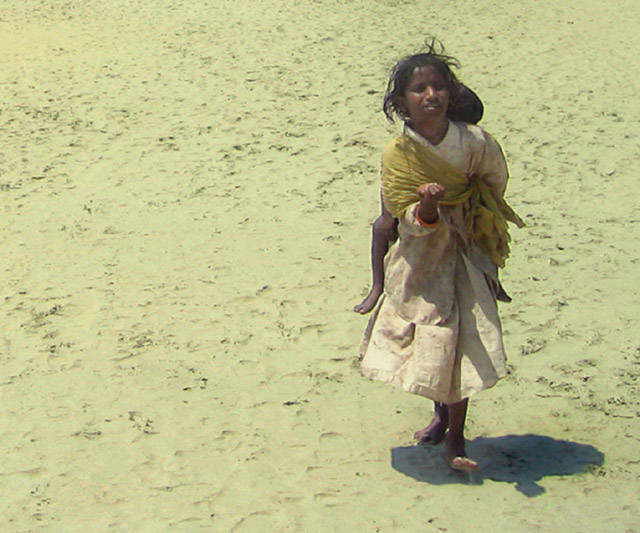 Indian Begging Child