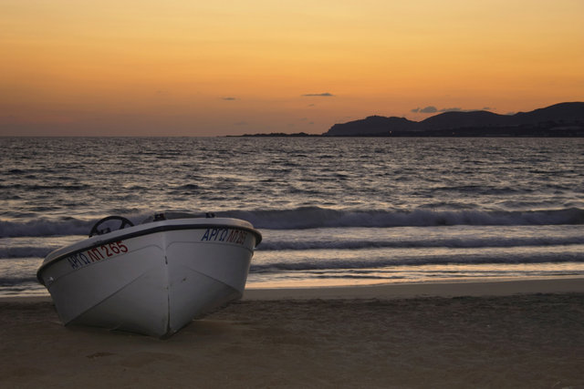 Paleochora Beached Boat