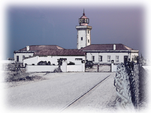 Carveiro Lighthouse on the Algarve