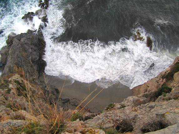 Long way down.
