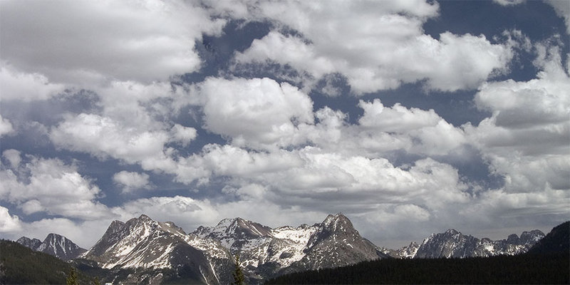 Clouds over San Juan Mountains