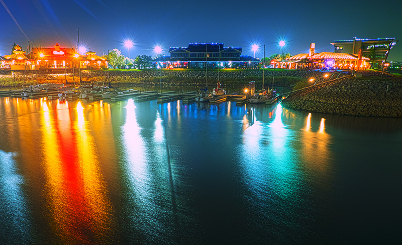 Lake Hefner docks