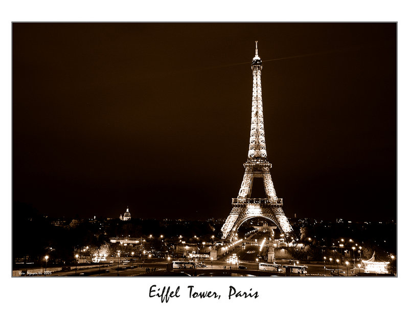Eiffel Tower at Night