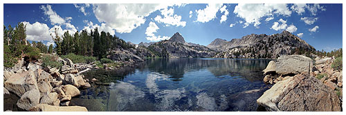 Lower Lamarck Lake panorama