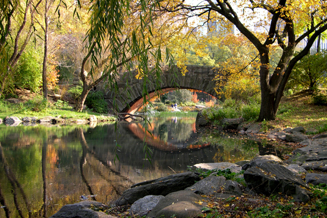 Central Park bridge