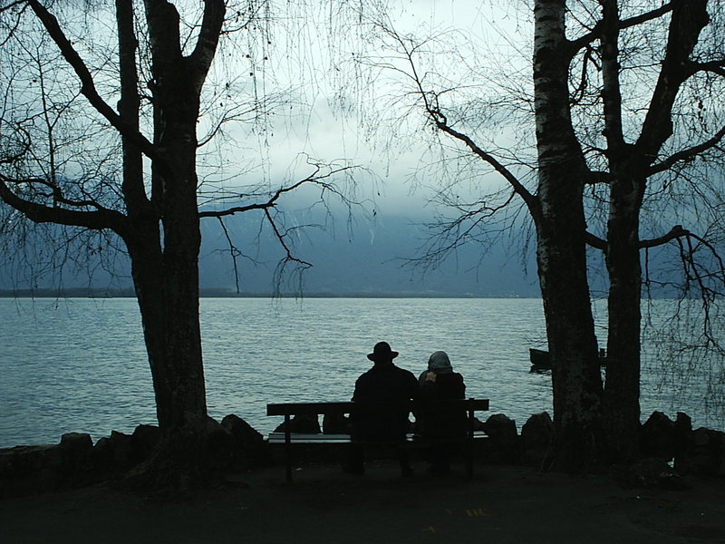 Old Couple In Switzerland