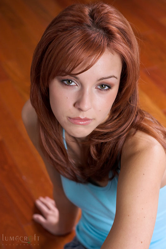 Caroline with Blue and Red (1257)