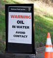 Nov 9 at Fort Baker this sign appeared