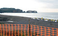 Marin Headlands  Cleanup crew in foreground