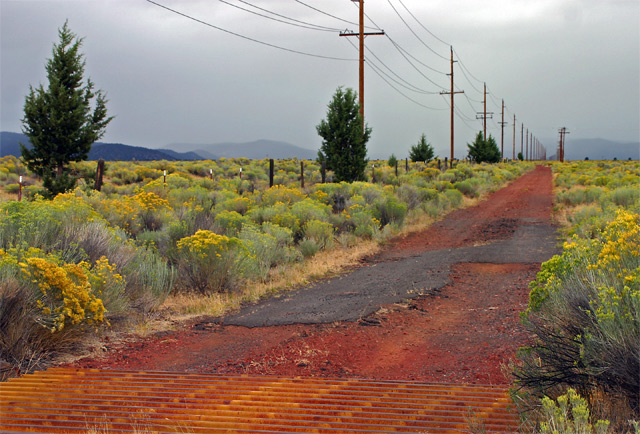 Red country road