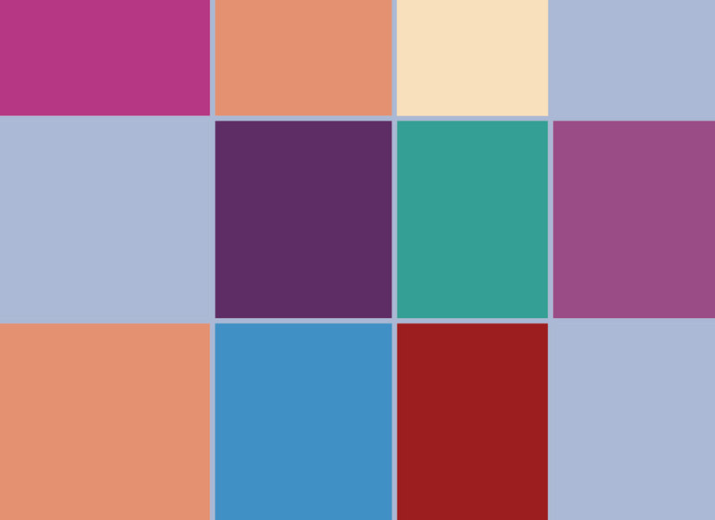 Color sample squares