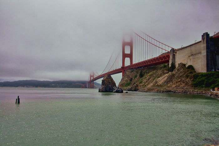 Golden Gate Bridge in the Fog