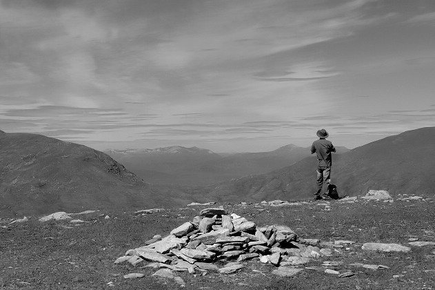 Looking north from the peak of Beinn a`Chuirn