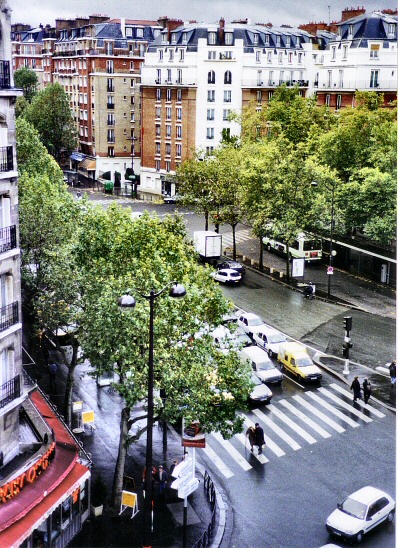 The streets of Paris.