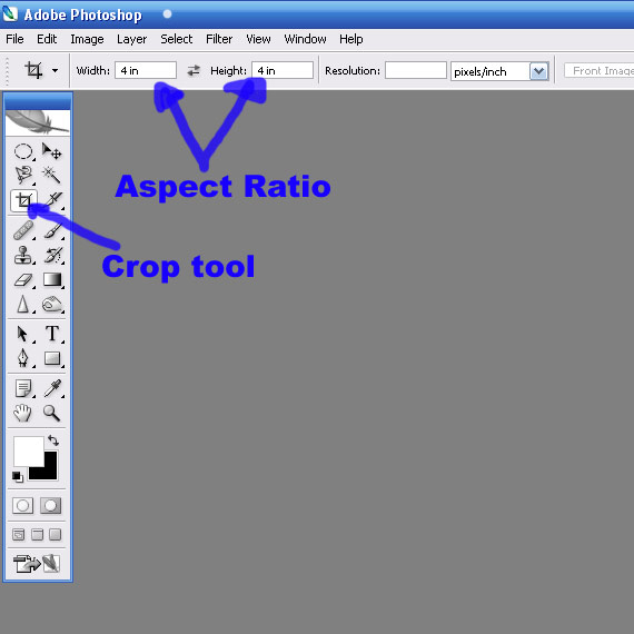 crop tool