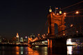 Roebling Bridge at Night