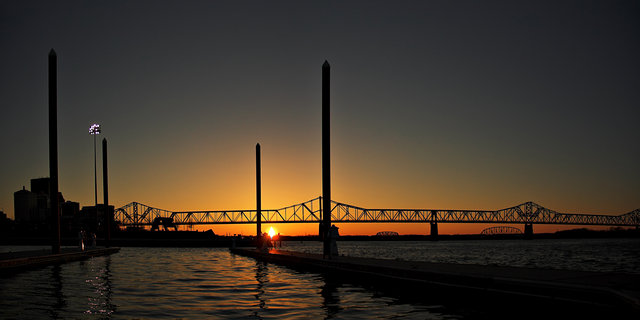Sunset on the River