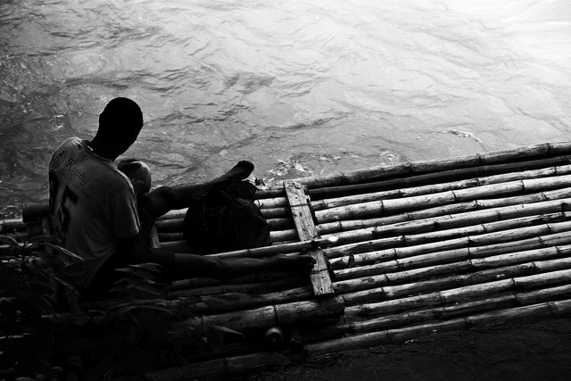 Rafting Captain on Break