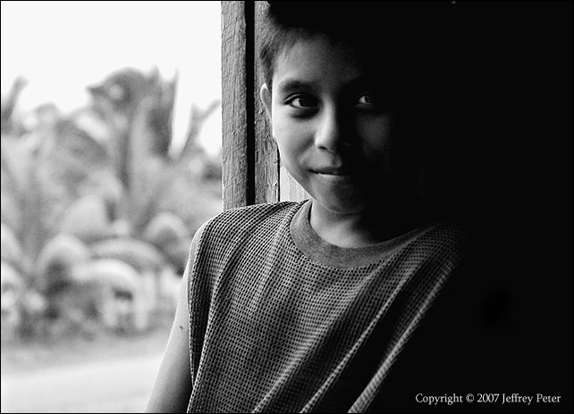 Boy Near Window