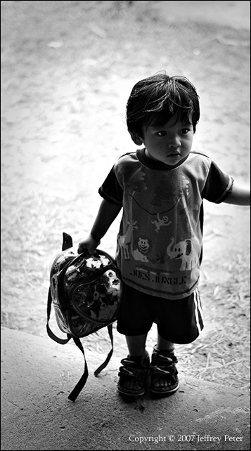 Little Boy and his Backpack