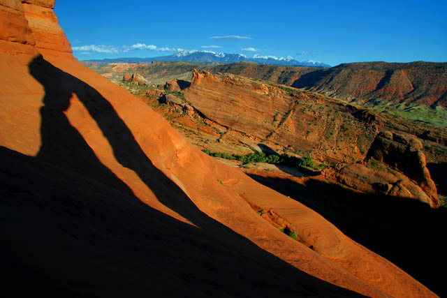 delicate arch shadow