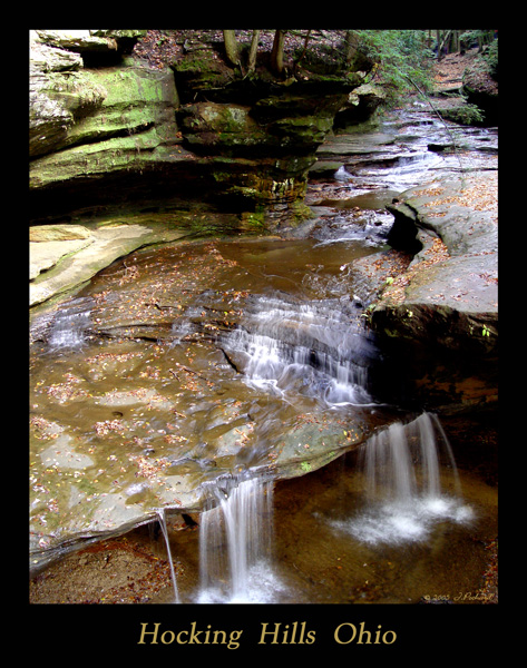 Hocking Hills Stream (11x14 w/border)