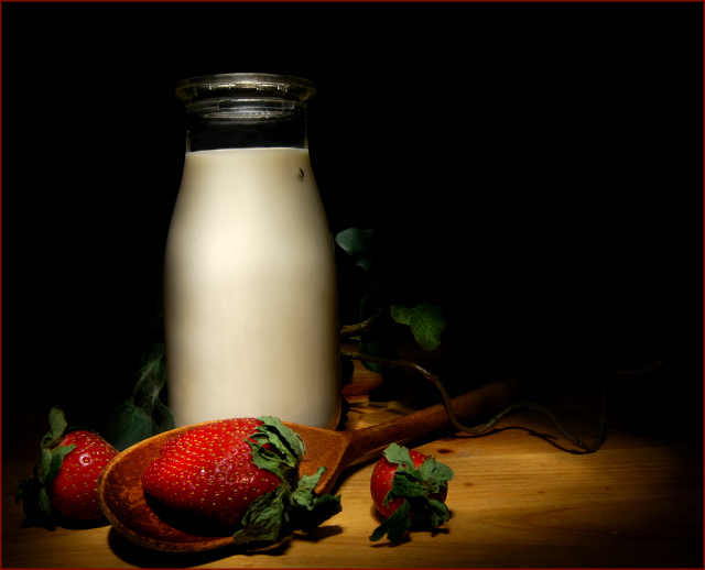 Strawberries and Milk