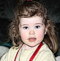 A busy little girl
