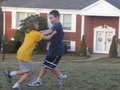 stiff arm