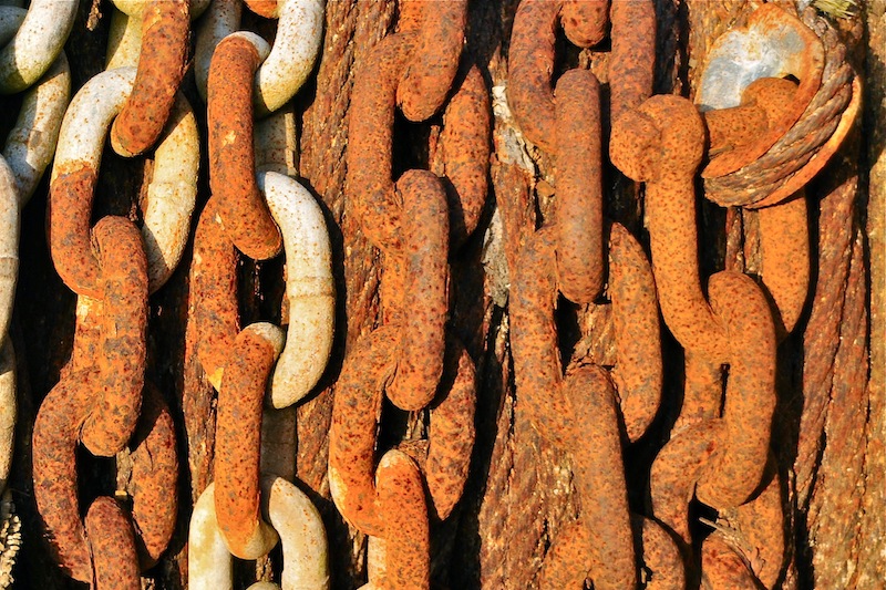 rusty chain