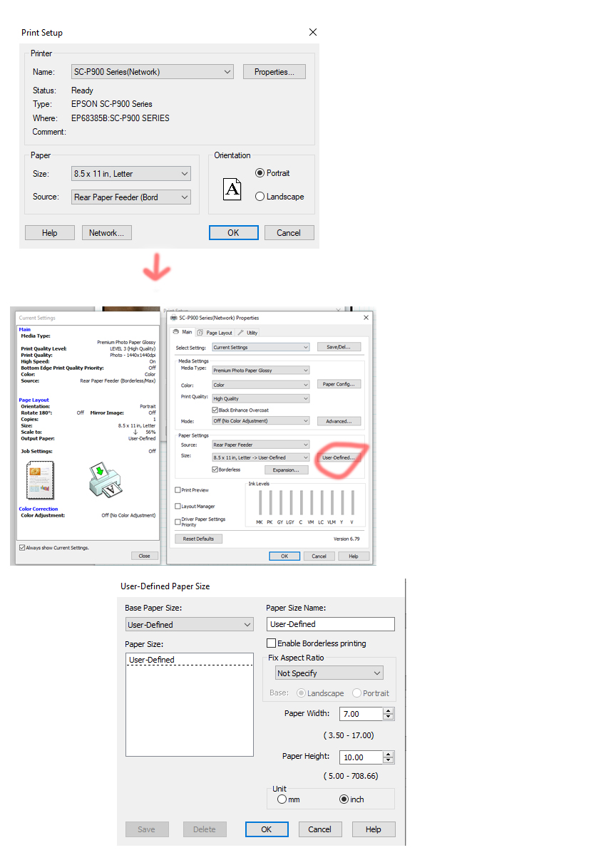 user defined paper size part 1