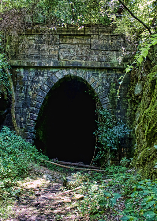 pre-civil war railroad tunnel